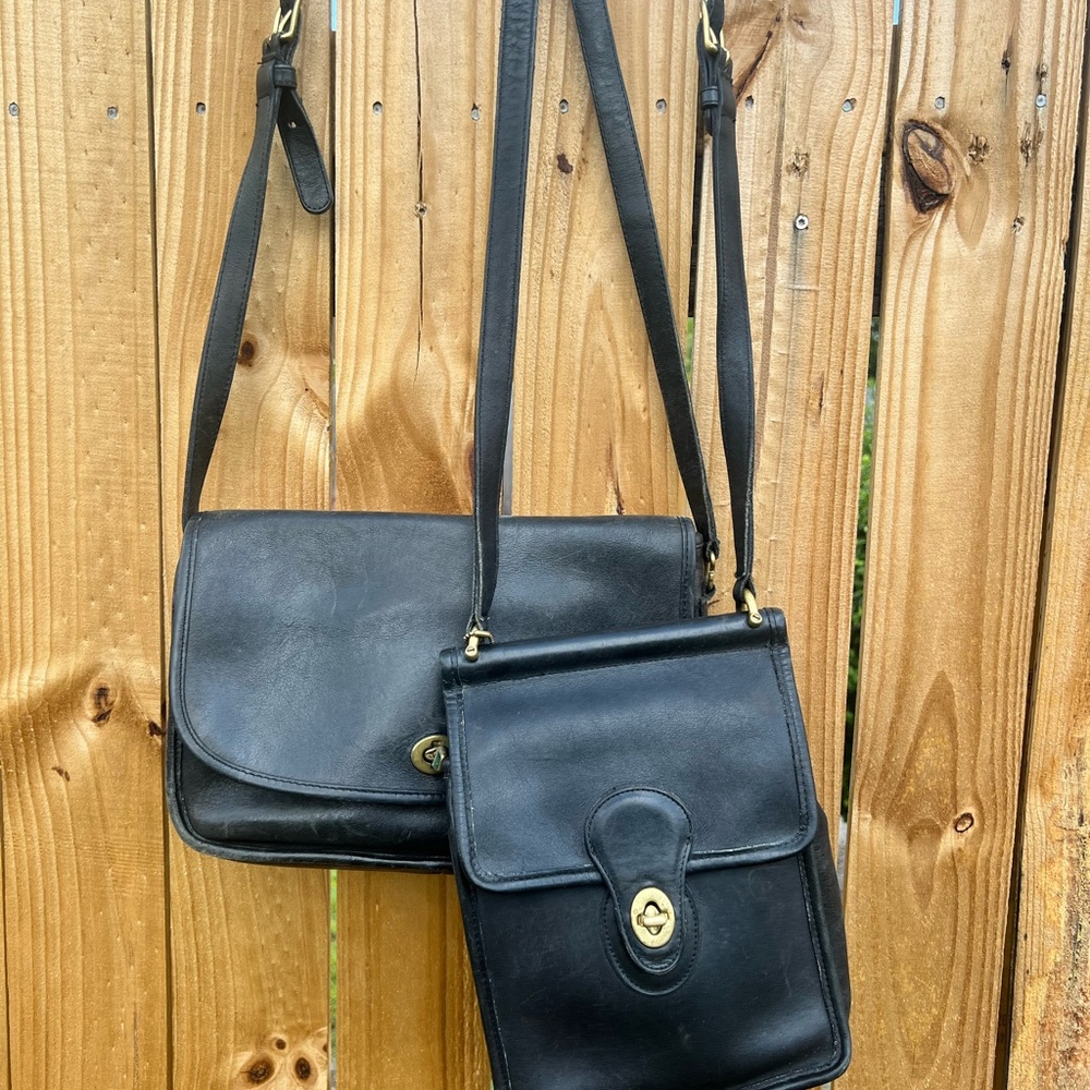 2 vintage Coach project Black Crossbody Bags
